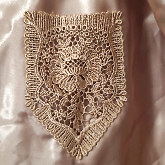 Vintage Gold Satin Camisole (M) & Shorts (L), Colesce Couture Lingerie - Picture 3 of 12